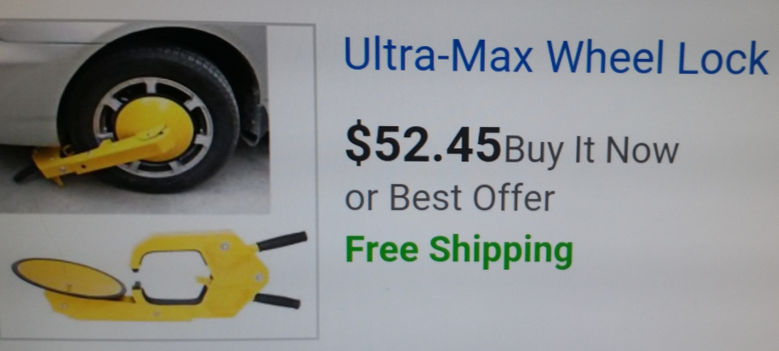 Ultra max wheel lock